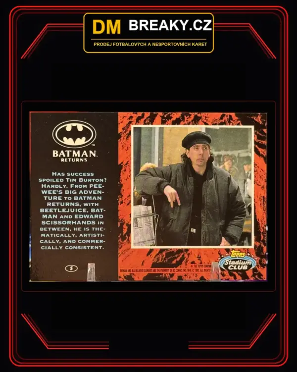 1992 Topps Stadium Club Batman