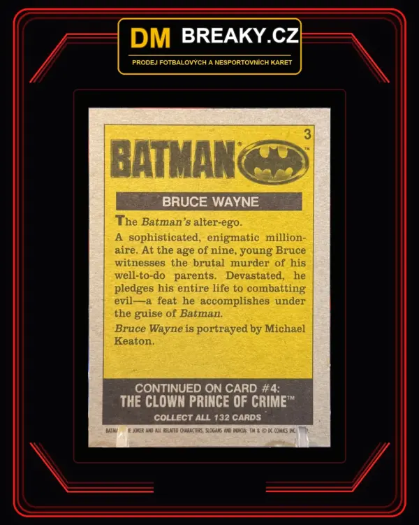 1989 Topps Batman Movie