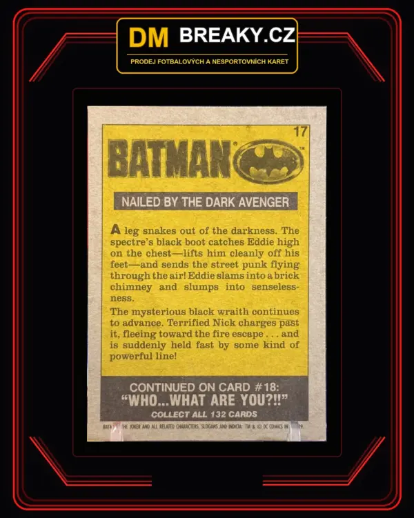 1989 Topps Batman Movie