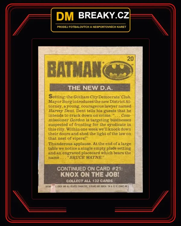 1989 Topps Batman Movie