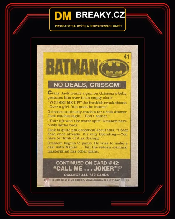 1989 Topps Batman Movie