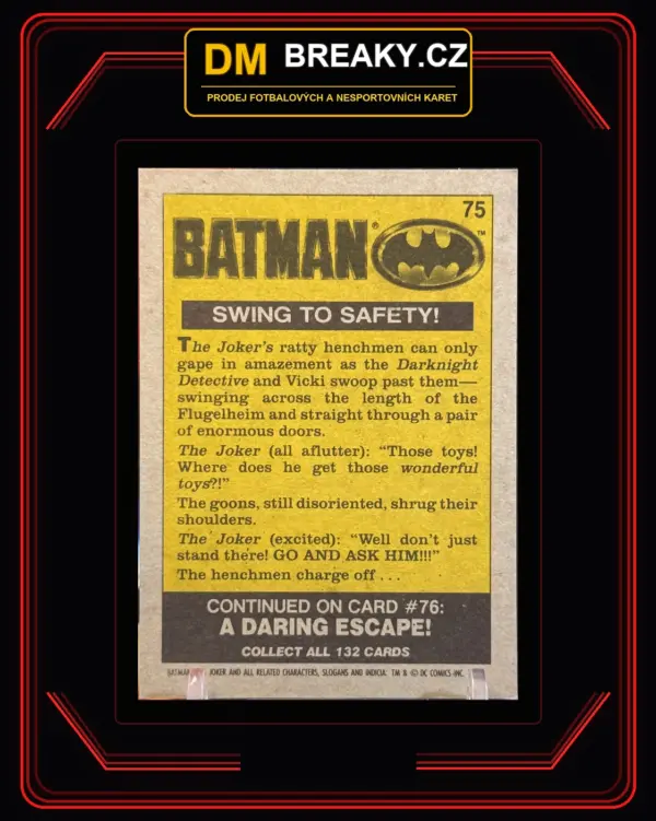 1989 Topps Batman Movie