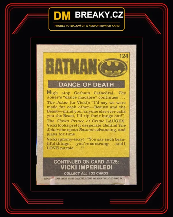 1989 Topps Batman Movie