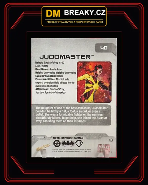 2025 Skybox metal universe - Judomaster