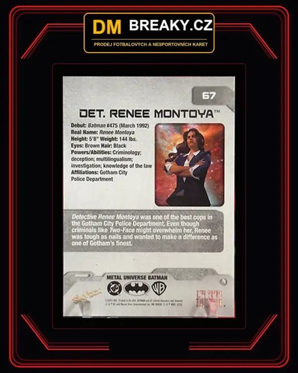 2025 Skybox metal universe - Det.Renee Montoya