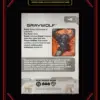 2025 Skybox metal universe - Graywolf