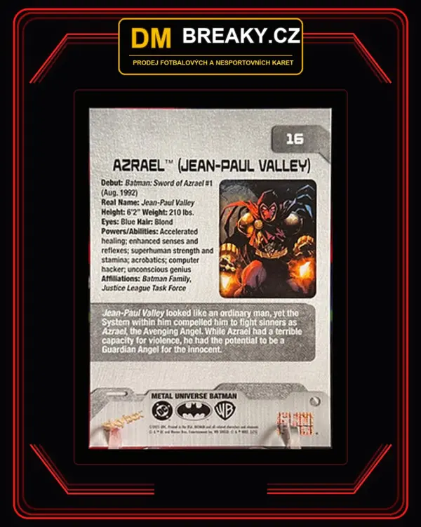 2025 Skybox metal universe - Azrael