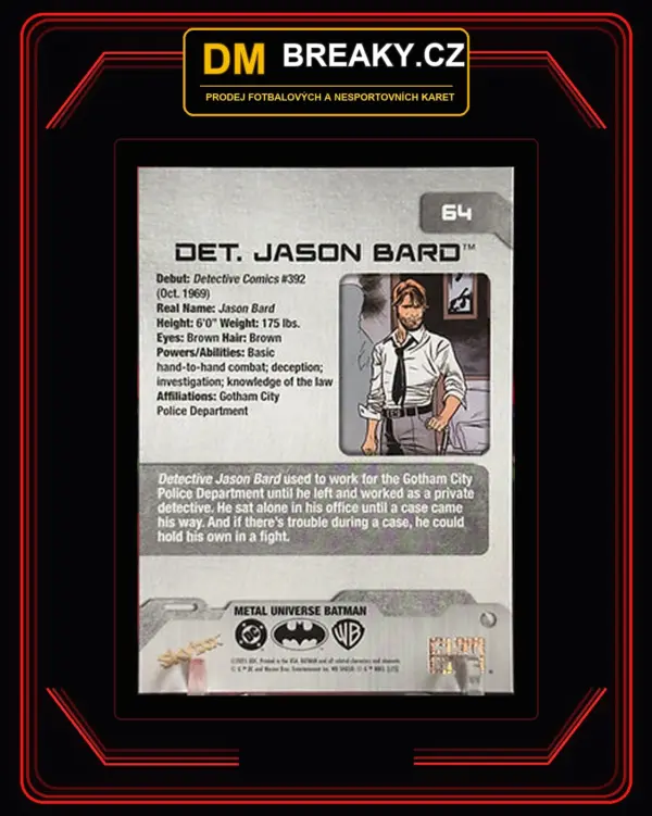 2025 Skybox metal universe - Det.Jason Bard