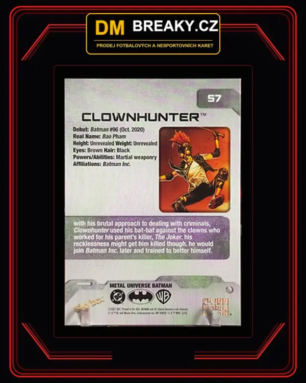 2025 Skybox metal universe - Clownhunter