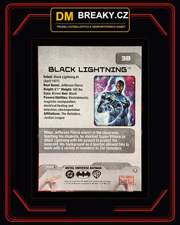 2025 Skybox metal universe - Black Lightning