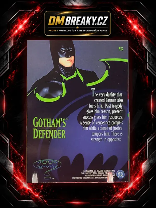 1995 Fleer ultra batman forever