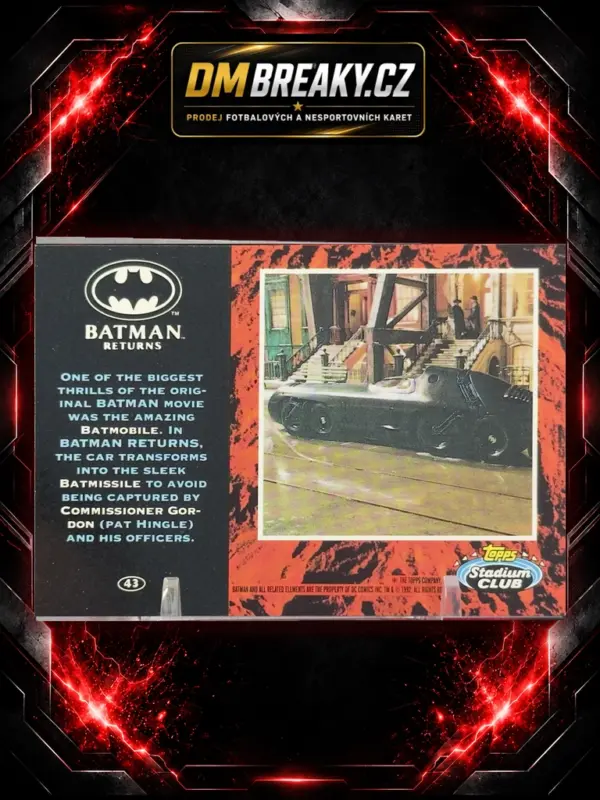 1992 Topps Stadium Club Batman