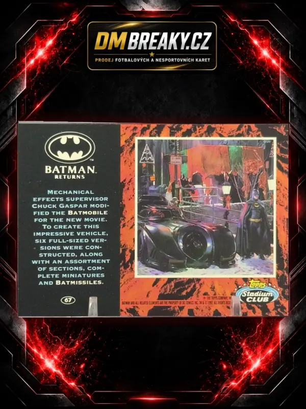 1992 Topps Stadium Club Batman