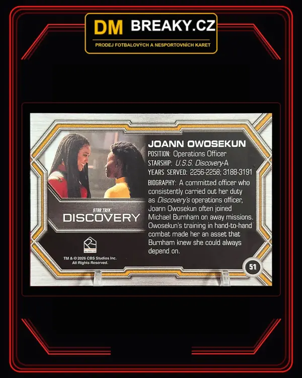 2026 Rittenhouse Star Trek Connections - Joann Owosekun