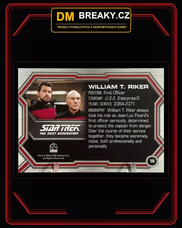 2026 Rittenhouse Star Trek Connections - William T.Riker