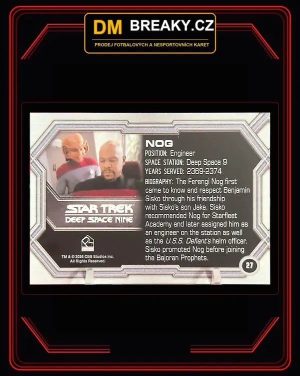 2026 Rittenhouse Star Trek Connections - Nog