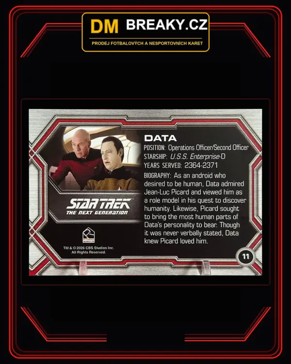 2026 Rittenhouse Star Trek Connections - Data