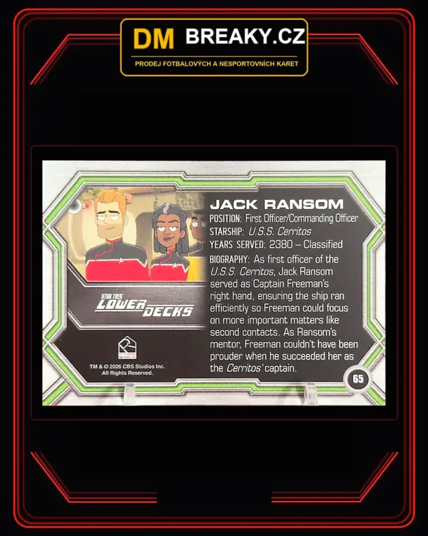 2026 Rittenhouse Star Trek Connections - Jack Ransom