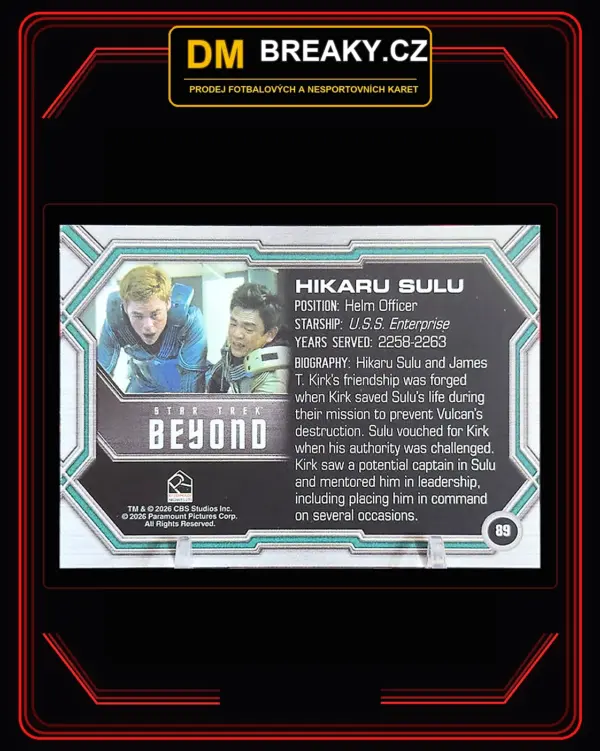 2026 Rittenhouse Star Trek Connections - Hikaru Sulu