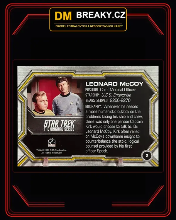 2026 Rittenhouse Star Trek Connections - Leonard McCoy