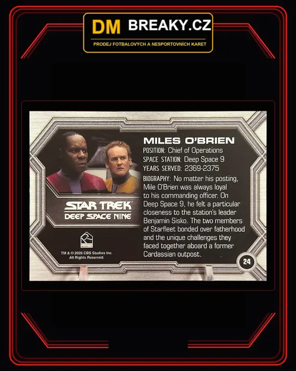 2026 Rittenhouse Star Trek Connections - Miles O´Brien