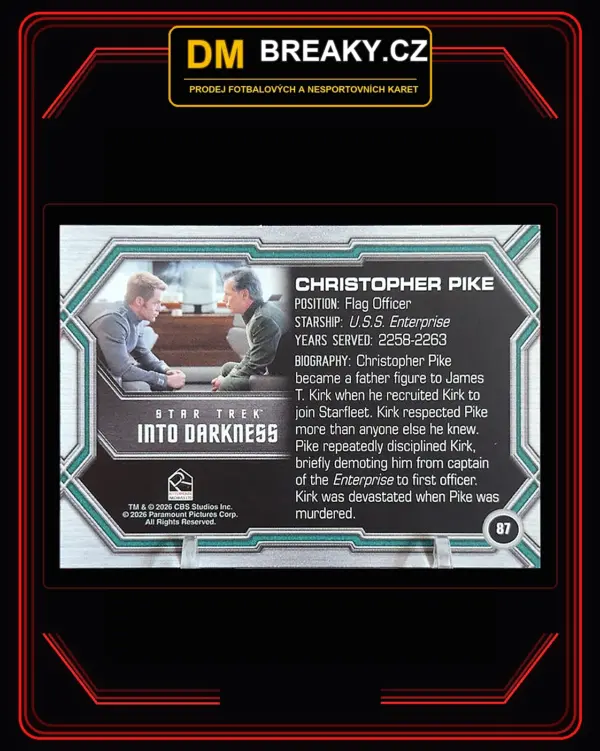 2026 Rittenhouse Star Trek Connections - Christopher Pike