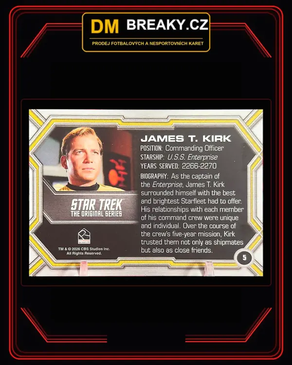 2026 Rittenhouse Star Trek Connections - James T.Kirk