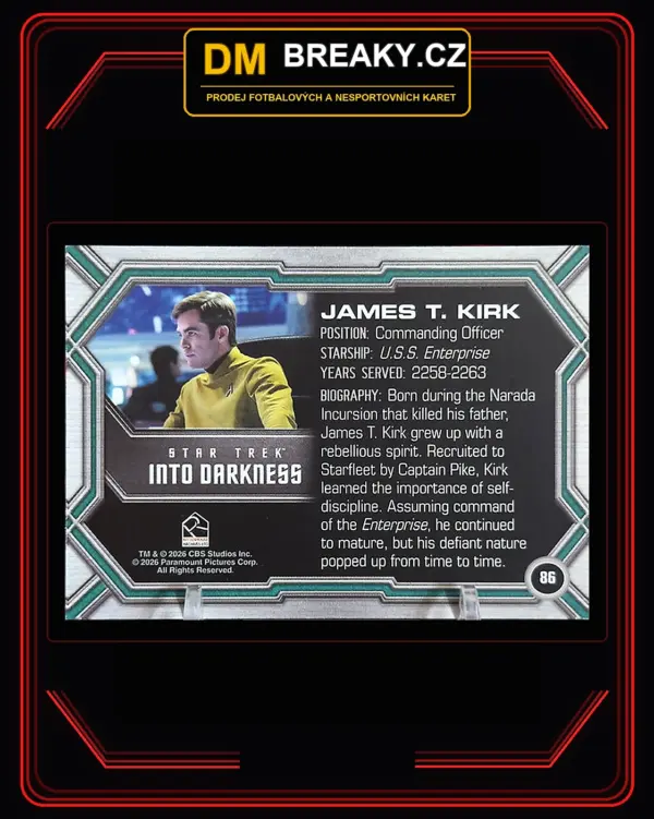 2026 Rittenhouse Star Trek Connections - James T.Kirk