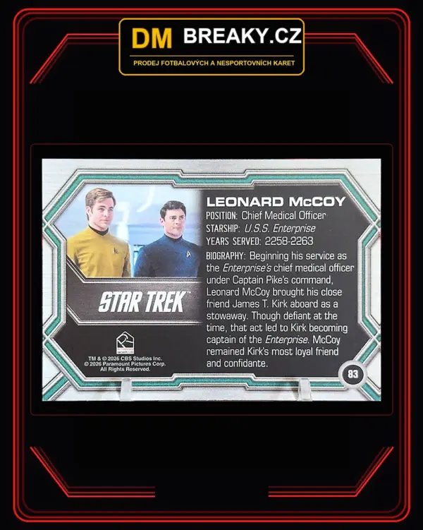 2026 Rittenhouse Star Trek Connections - Leonard McCoy