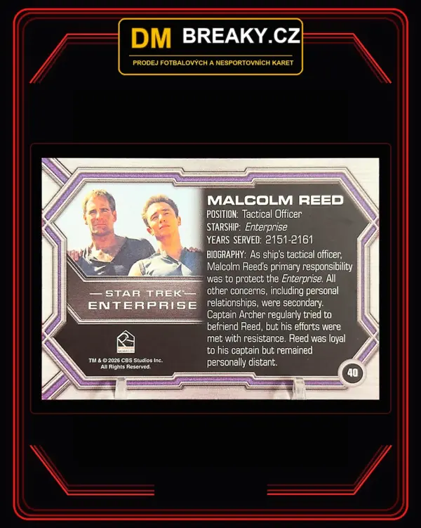 2026 Rittenhouse Star Trek Connections - Malcolm Reed