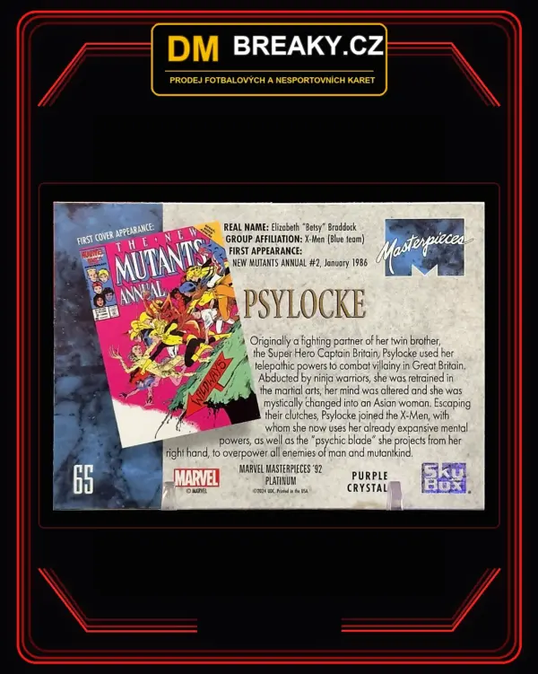 5827 2024 Marvel Masterpieces '92 Platinum -