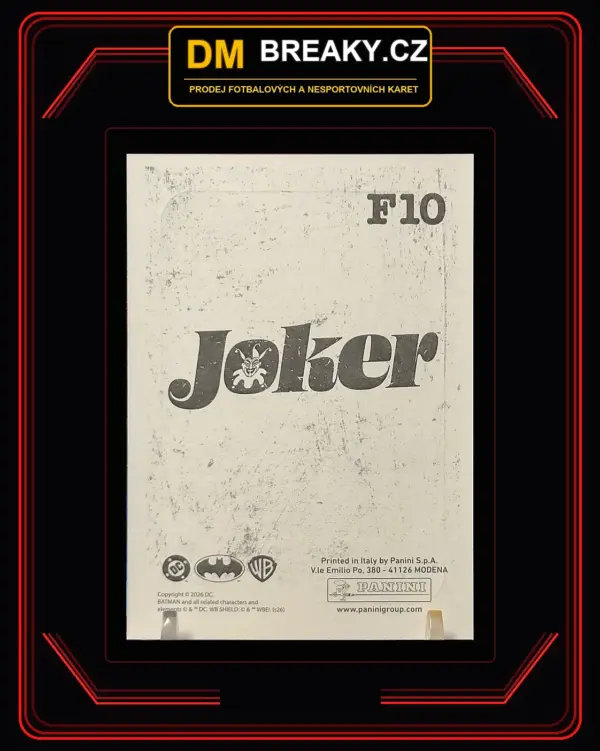 2026 Panini DC joker arkham asylyum