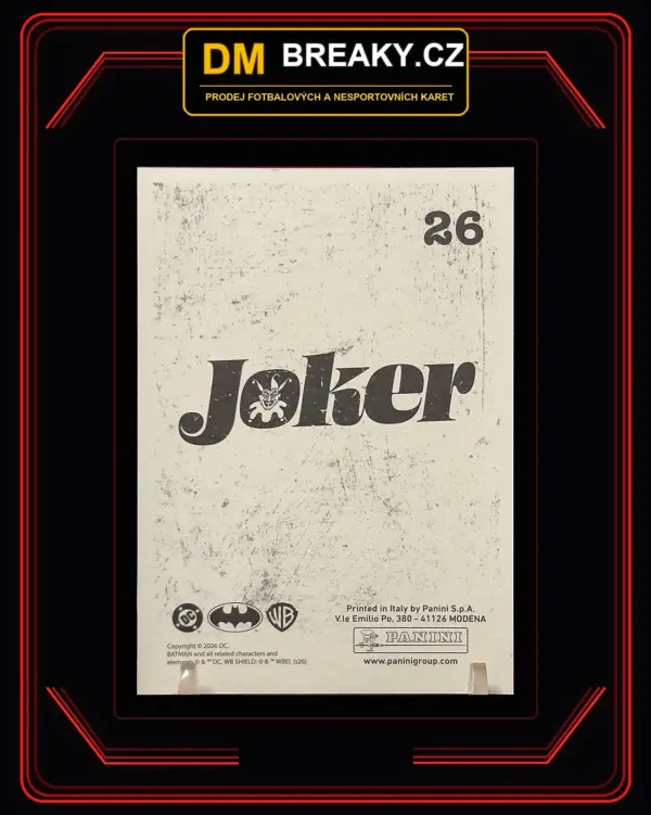 2026 Panini DC joker arkham asylyum