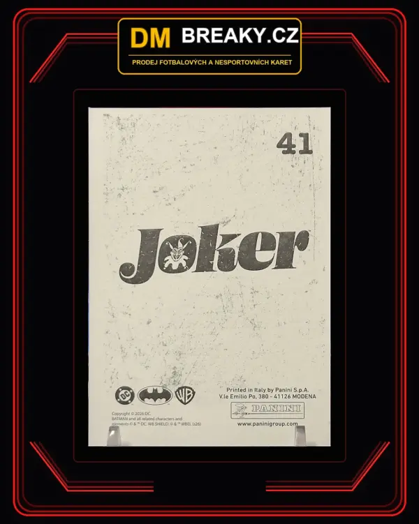 2026 Panini DC joker arkham asylyum