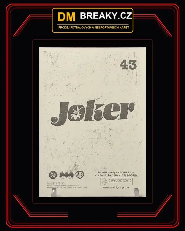 2026 Panini DC joker arkham asylyum