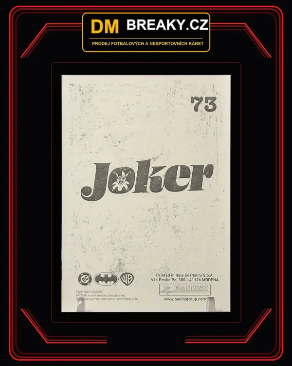 2026 Panini DC joker arkham asylyum