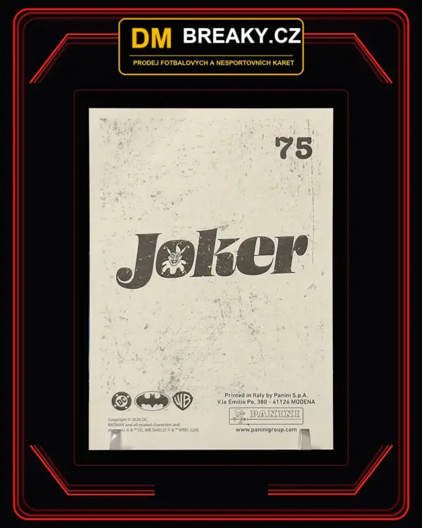 2026 Panini DC joker arkham asylyum