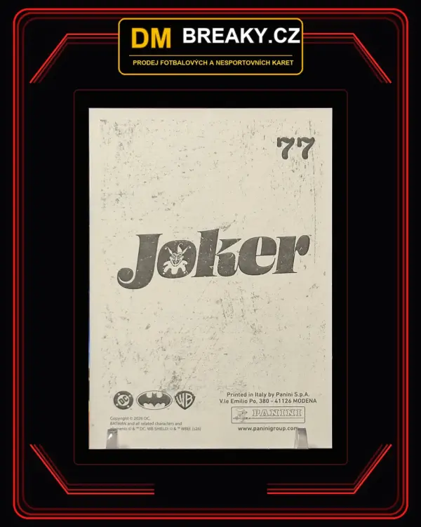2026 Panini DC joker arkham asylyum