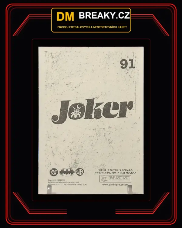 2026 Panini DC joker arkham asylyum