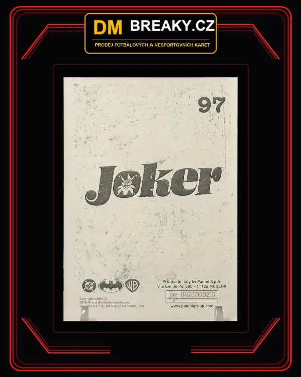 2026 Panini DC joker arkham asylyum