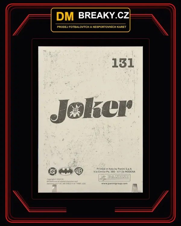 2026 Panini DC joker arkham asylyum