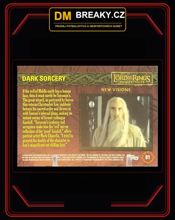 Topps The Lord of the Rings Masterpieces