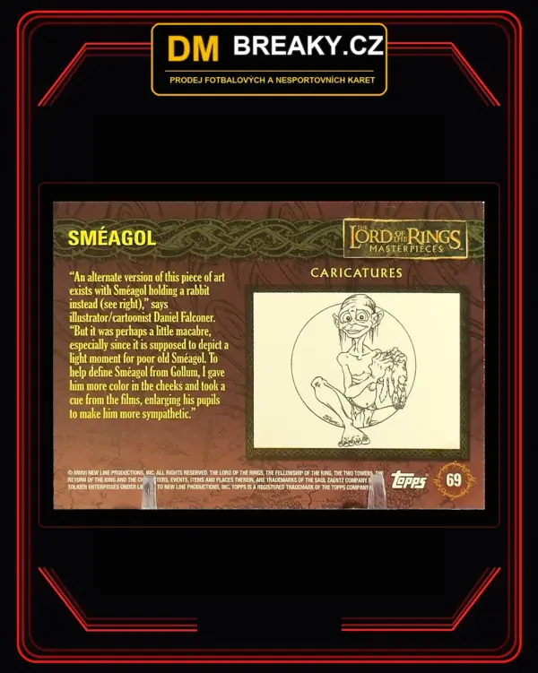 Topps The Lord of the Rings Masterpieces