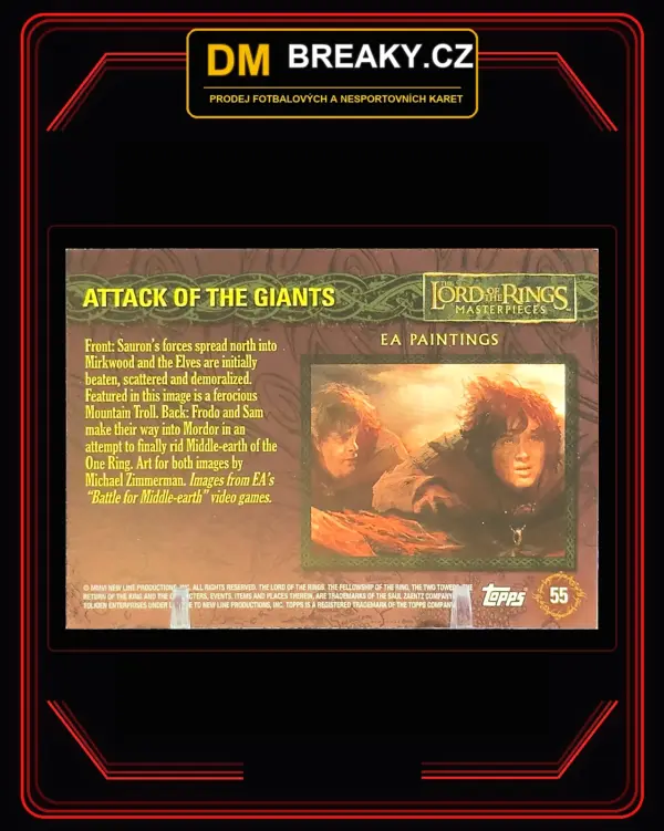 6101 Topps The Lord of the Rings Masterpieces