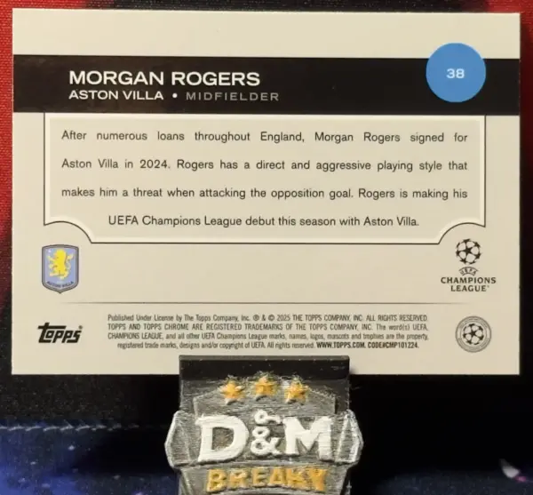 25/26 TOPPS Flagship UEFA - Morgan Rogers