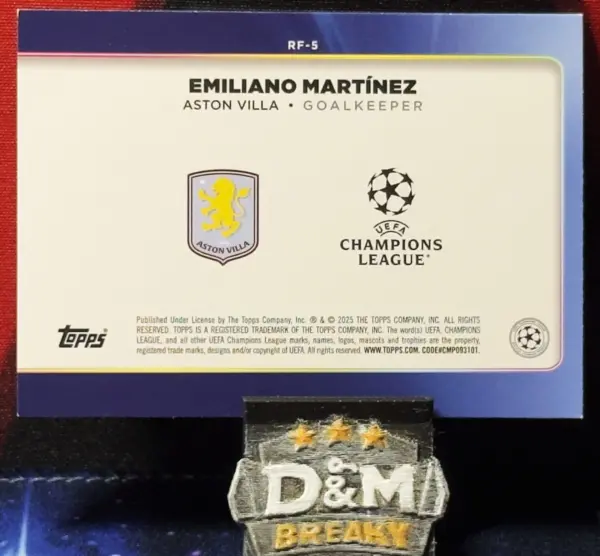 25/26 TOPPS Flagship UEFA - Emiliano Martínez