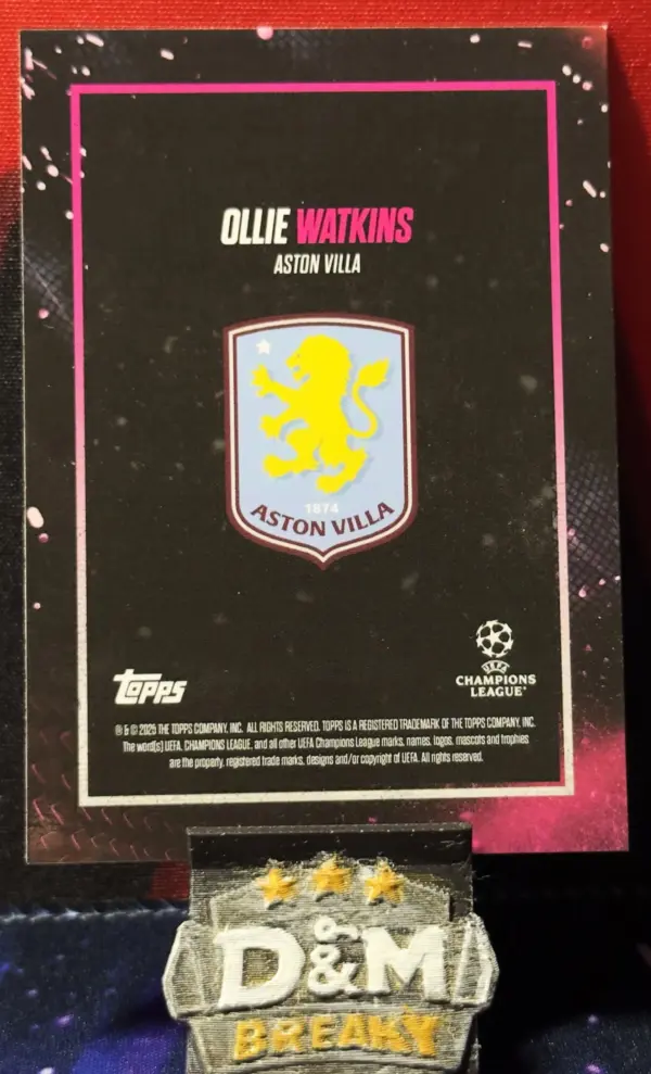 2025 Topps Showtime UEFA - Ollie Watkins