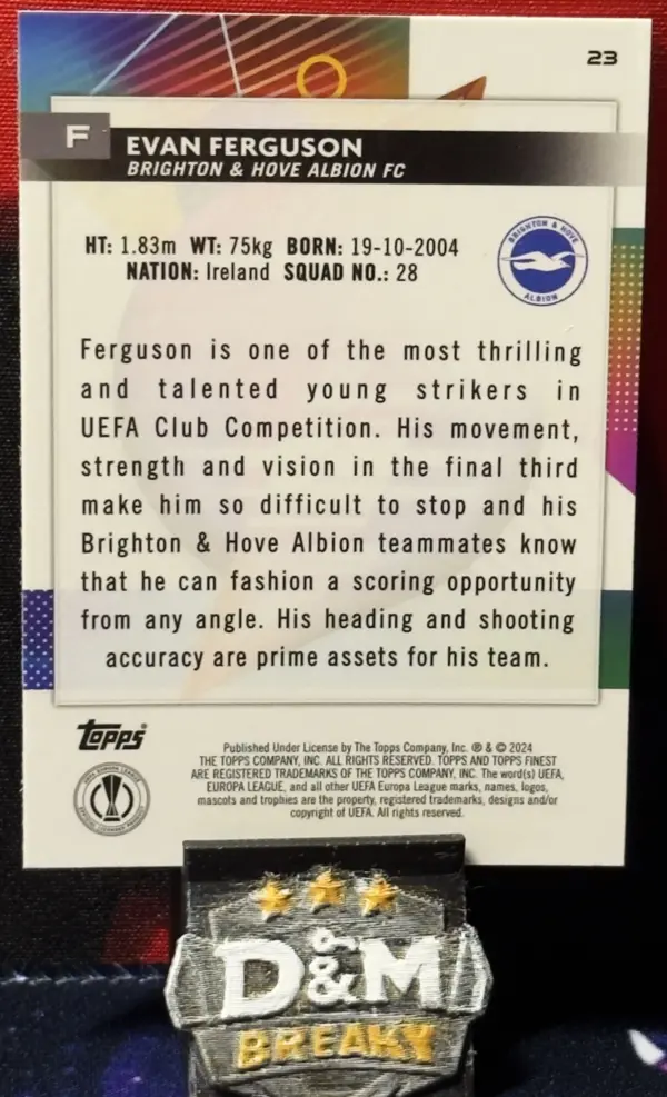 23/24 Topps Finest UEFA