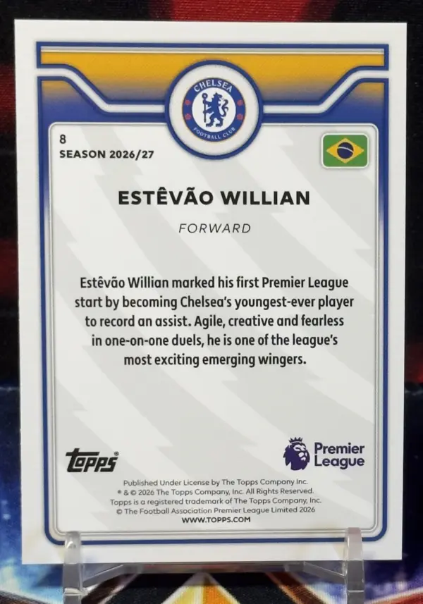 26/27 Topps Premier League - Estêvão Willian
