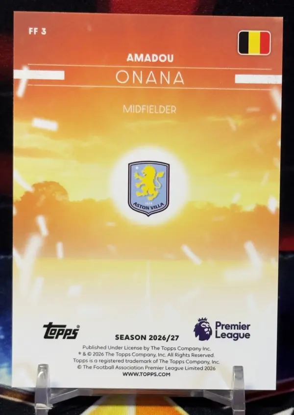 26/27 Topps Premier League - Amadou Onana